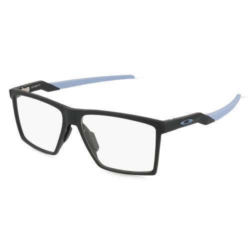 Oakley OX8052 FUTURITY Herren-Brille inkl. Gläser Vollrand Eckig Kunststoff-Gestell 57mm/14mm/139mm, schwarz