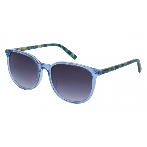 Esprit 40083 Damen-Sonnenbrille Vollrand Butterfly Acetat-Gestell, blau