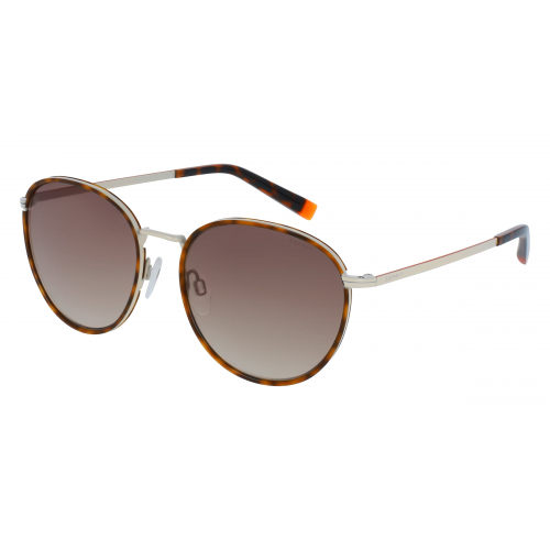 Esprit 40100 Unisex-Sonnenbrille Vollrand Panto Metall-Gestell, braun