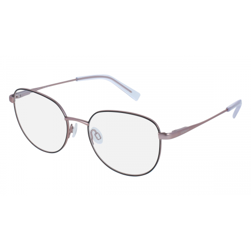 Esprit 33487 Damen-Brille inkl. Gläser Vollrand Eckig Metall-Gestell 52mm/17mm/140mm, schwarz