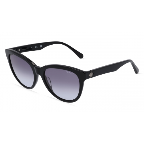 Gant GA8077 Damen-Sonnenbrille Vollrand Butterfly Kunststoff-Gestell, schwarz