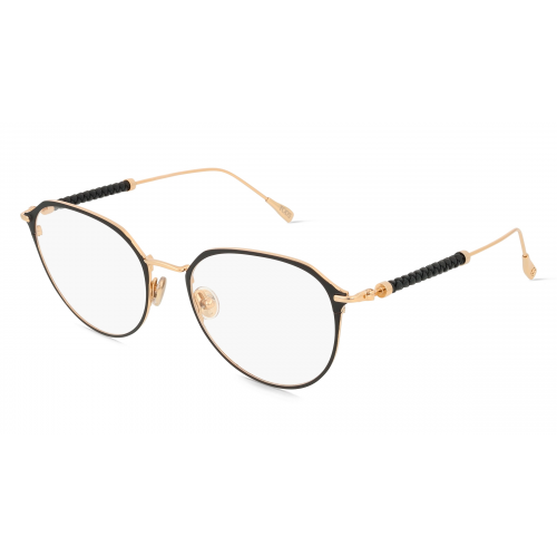 Tod's TO5246 Unisex-Brille inkl. Gläser Vollrand Rund Metall-Gestell 51mm/18mm/140mm, schwarz