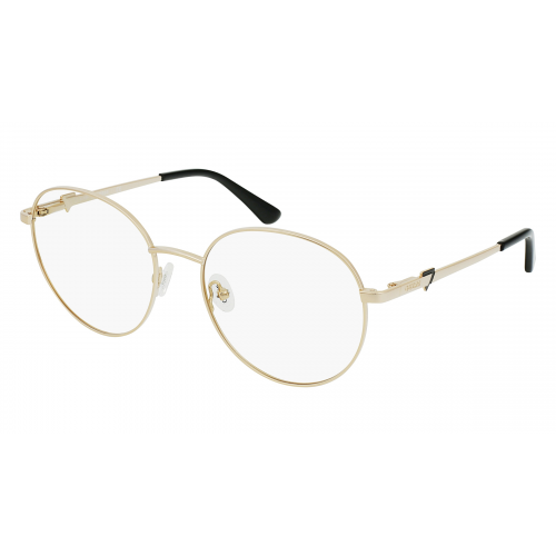 Guess GU2812 Unisex-Brille inkl. Gläser Vollrand Rund Metall-Gestell 55mm/18mm/140mm, gold