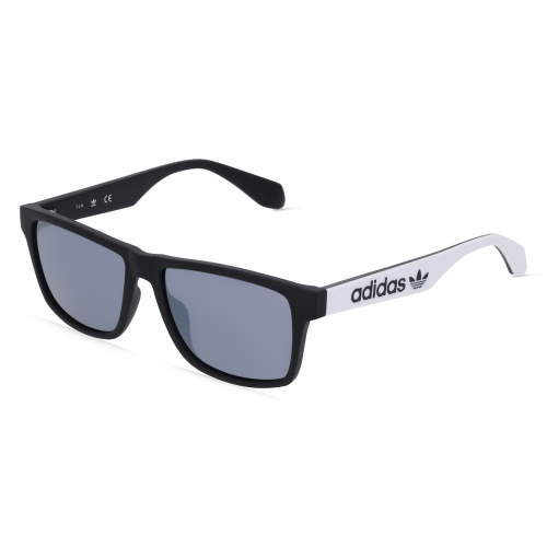 Adidas Originals OR0024 Herren-Sonnenbrille Vollrand Eckig Kunststoff-Gestell, schwarz