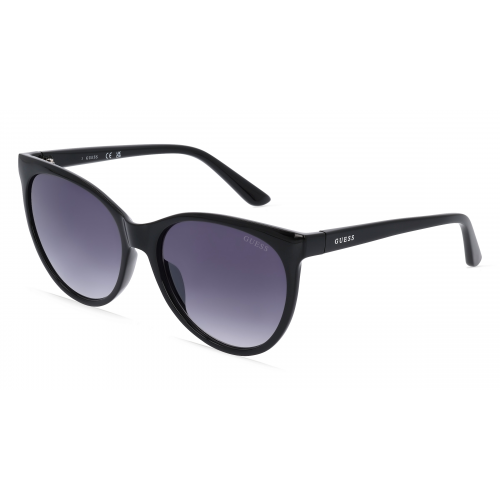 Guess GU7778 Damen-Sonnenbrille Vollrand Butterfly Kunststoff-Gestell, schwarz