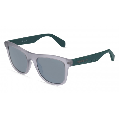 Adidas Originals OR0057 Herren-Sonnenbrille Vollrand Eckig Kunststoff-Gestell, grau