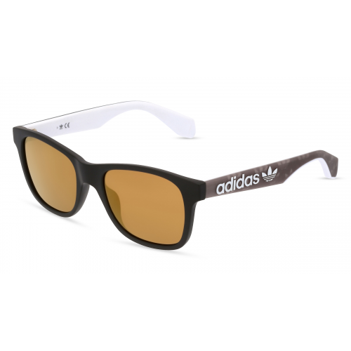 Adidas Originals OR0060 Herren-Sonnenbrille Vollrand Eckig Kunststoff-Gestell, schwarz