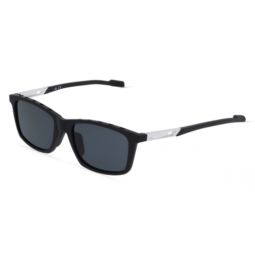 Adidas SP0052 Herren-Sonnenbrille Vollrand Eckig Kunststoff-Gestell, schwarz