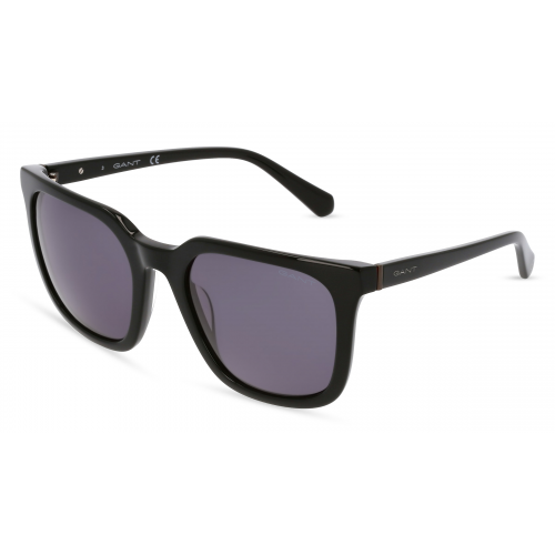 Gant GA7213 Damen-Sonnenbrille Vollrand Eckig Kunststoff-Gestell, schwarz