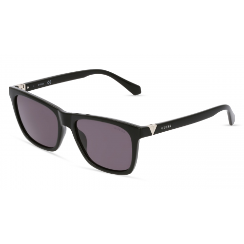 Guess GU00044 Herren-Sonnenbrille Vollrand Eckig Kunststoff-Gestell, schwarz