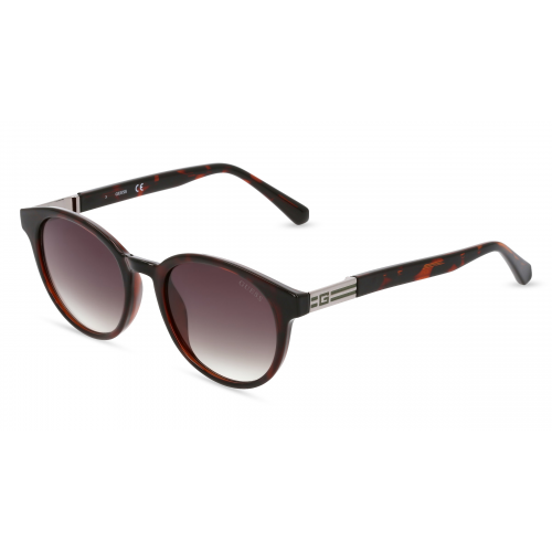 Guess GU00040 Unisex-Sonnenbrille Vollrand Panto Kunststoff-Gestell, braun