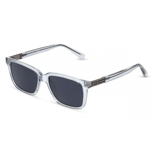 Guess GU00041 Herren-Sonnenbrille Vollrand Eckig Kunststoff-Gestell, blau