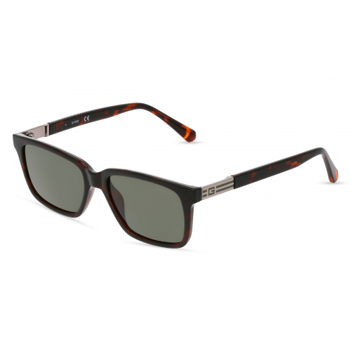 Guess GU00041 Herren-Sonnenbrille Vollrand Eckig Kunststoff-Gestell, braun