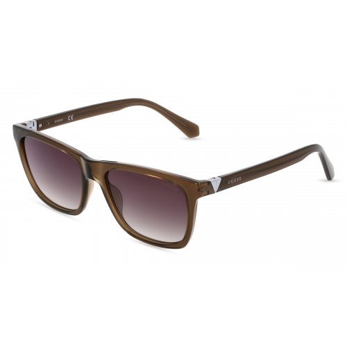 Guess GU00044 Herren-Sonnenbrille Vollrand Eckig Kunststoff-Gestell, grün