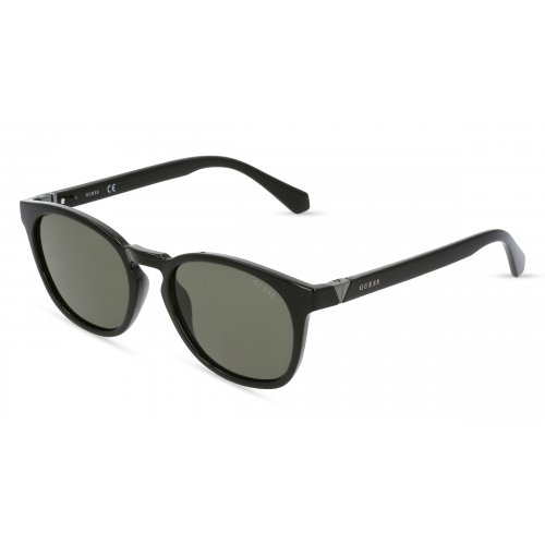 Guess GU00045 Herren-Sonnenbrille Vollrand Eckig Kunststoff-Gestell, schwarz