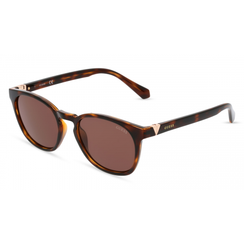 Guess GU00045 Herren-Sonnenbrille Vollrand Eckig Kunststoff-Gestell, braun