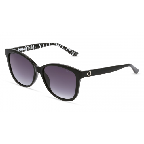 Guess GU7828 Damen-Sonnenbrille Vollrand Butterfly Kunststoff-Gestell, schwarz