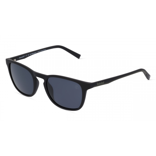 Timberland TB9265 Herren-Sonnenbrille Vollrand Eckig Bio-Kunststoff-Gestell, schwarz