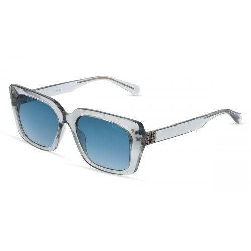 Guess GU8243 Damen-Sonnenbrille Vollrand Eckig Kunststoff-Gestell, grau