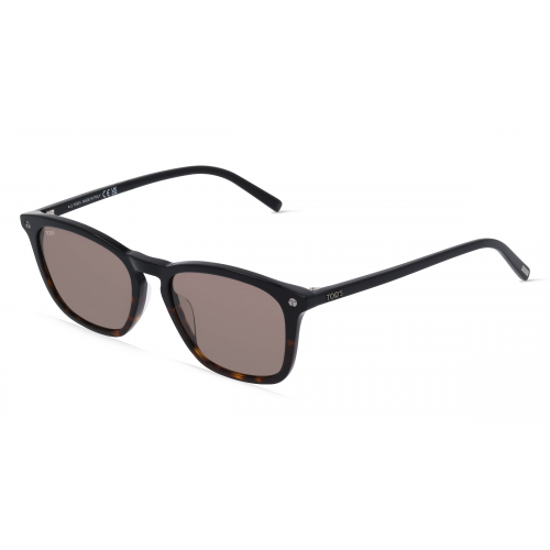 Tod's TO0335 Unisex-Sonnenbrille Vollrand Eckig Kunststoff-Gestell, braun