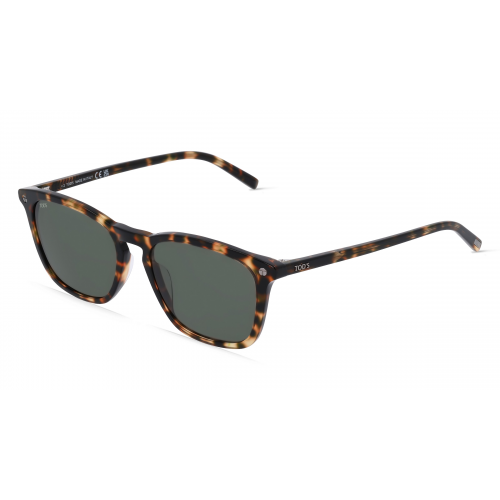 Tod's TO0335 Unisex-Sonnenbrille Vollrand Eckig Kunststoff-Gestell, braun