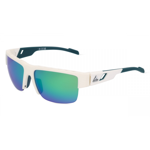 Adidas SP0070 Unisex-Sonnenbrille Vollrand Eckig Kunststoff-Gestell, weiß