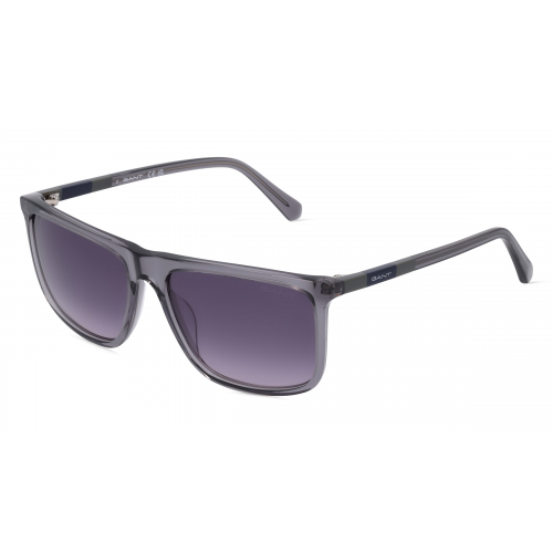 Gant GA7219 Herren-Sonnenbrille Vollrand Eckig Kunststoff-Gestell, grau