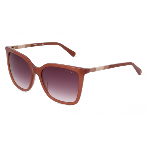 Gant GA8093 Damen-Sonnenbrille Vollrand Eckig Kunststoff-Gestell, braun