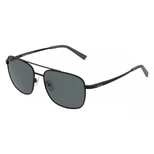 Timberland TB9303 Herren-Sonnenbrille Vollrand Eckig Metall-Gestell, grau