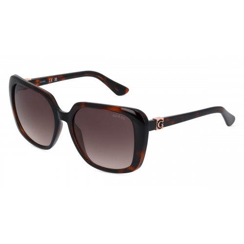 Guess GU7863 Damen-Sonnenbrille Vollrand Eckig Kunststoff-Gestell, braun