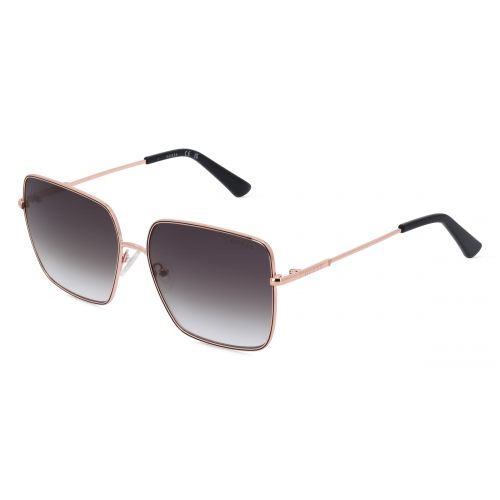 Guess GU7866 Damen-Sonnenbrille Vollrand Eckig Metall-Gestell, gold