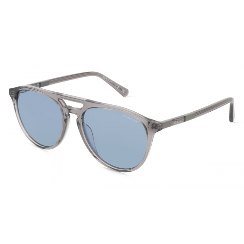 Gant GA7223 Herren-Sonnenbrille Vollrand Pilot Acetat-Gestell, grau