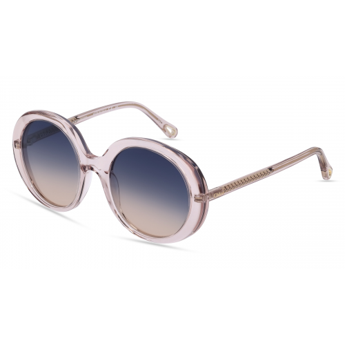 Chloé CH0007S Damen-Sonnenbrille Vollrand Oval Kunststoff-Gestell, braun