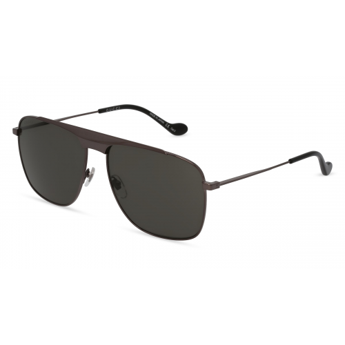 Gucci GG0909S Herren-Sonnenbrille Vollrand Eckig Metall-Gestell, grau