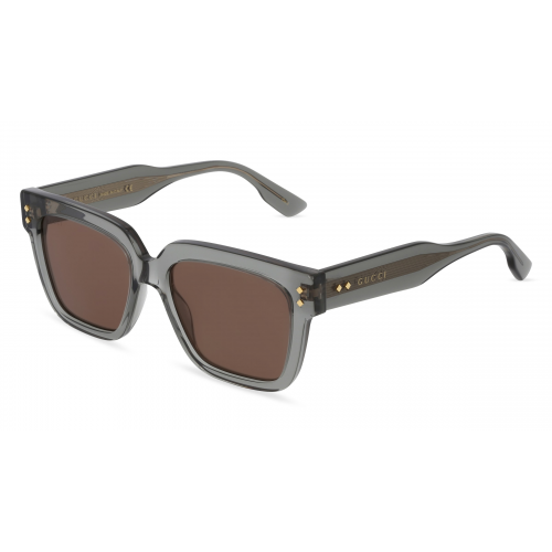 Gucci GG1084S Herren-Sonnenbrille Vollrand Eckig Acetat-Gestell, grau