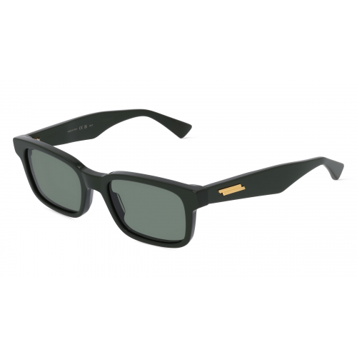 Bottega Veneta BV1146S Herren-Sonnenbrille Vollrand Eckig Kunststoff-Gestell, grün