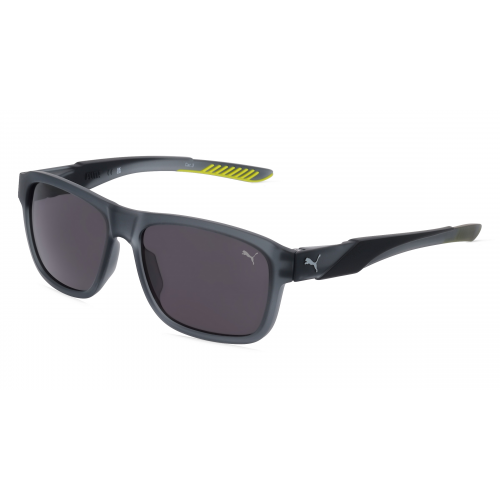 Puma PU0377S Herren-Sonnenbrille Vollrand Eckig Kunststoff-Gestell, grau