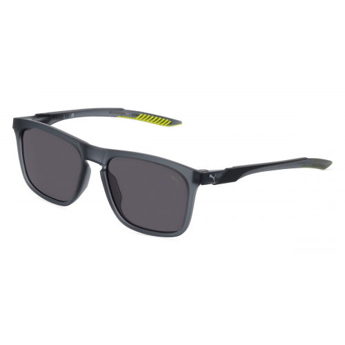 Puma PU0376S Herren-Sonnenbrille Vollrand Eckig Kunststoff-Gestell, grau