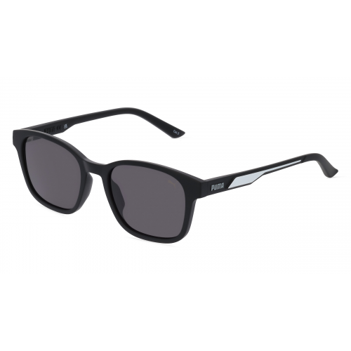 Puma PU0385S Herren-Sonnenbrille Vollrand Eckig Kunststoff-Gestell, schwarz