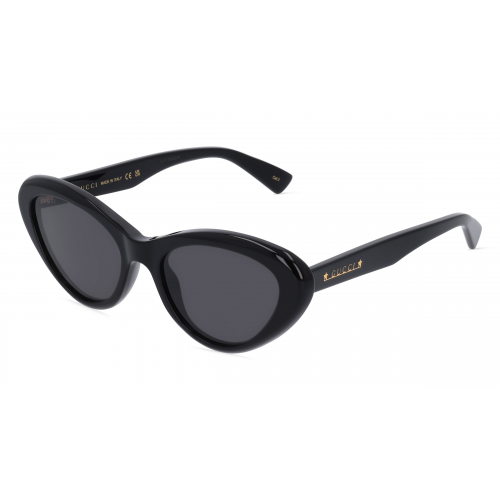 Gucci GG1170S Damen-Sonnenbrille Vollrand Butterfly Kunststoff-Gestell, schwarz