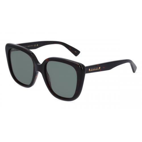 Gucci GG1169S Damen-Sonnenbrille Vollrand Butterfly Kunststoff-Gestell, braun