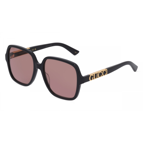 Gucci GG1189S Damen-Sonnenbrille Vollrand Eckig Kunststoff-Gestell, grau