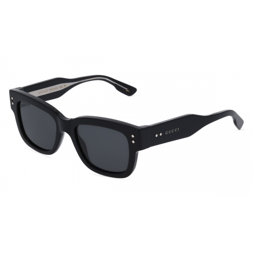 Gucci GG1217S Herren-Sonnenbrille Vollrand Eckig Kunststoff-Gestell, schwarz