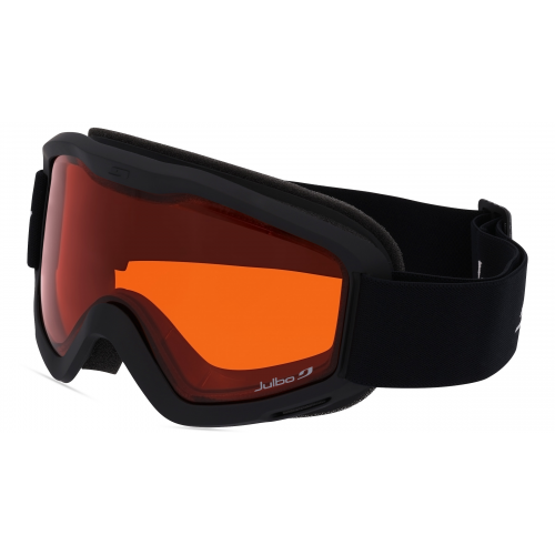 Julbo PLASMA J733  Unisex-Skibrille Vollrand Monoscheibe Kunststoff-Gestell, schwarz