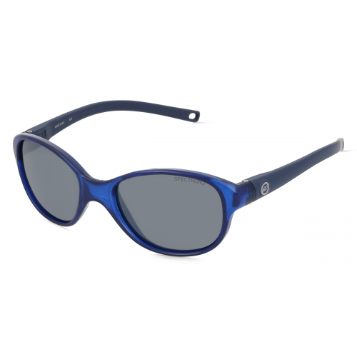 Julbo J5081136 ROMY Kinder-Sonnenbrille Vollrand Rund Polycarbonat-Gestell, blau