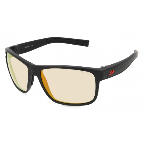 Julbo J4993314 RENEGADE Unisex-Sonnenbrille Vollrand Eckig Polycarbonat-Gestell, schwarz