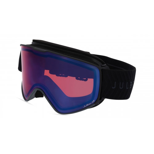 Julbo ALPHA J761  Unisex-Skibrille Vollrand Monoscheibe Kunststoff-Gestell, schwarz