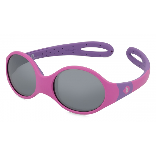 Julbo J5112318 LOOP L Kinder-Sonnenbrille Vollrand Rund Polycarbonat-Gestell, pink