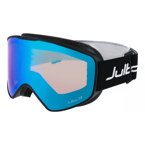 Julbo J7731 Herren-Skibrille Vollrand Monoscheibe Kunststoff-Gestell, schwarz