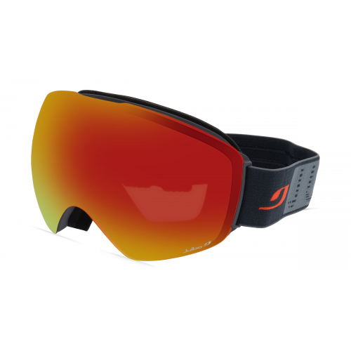 Julbo SPACELAB J760 Unisex-Sonnenbrille Vollrand Monoscheibe Kunststoff-Gestell, grau